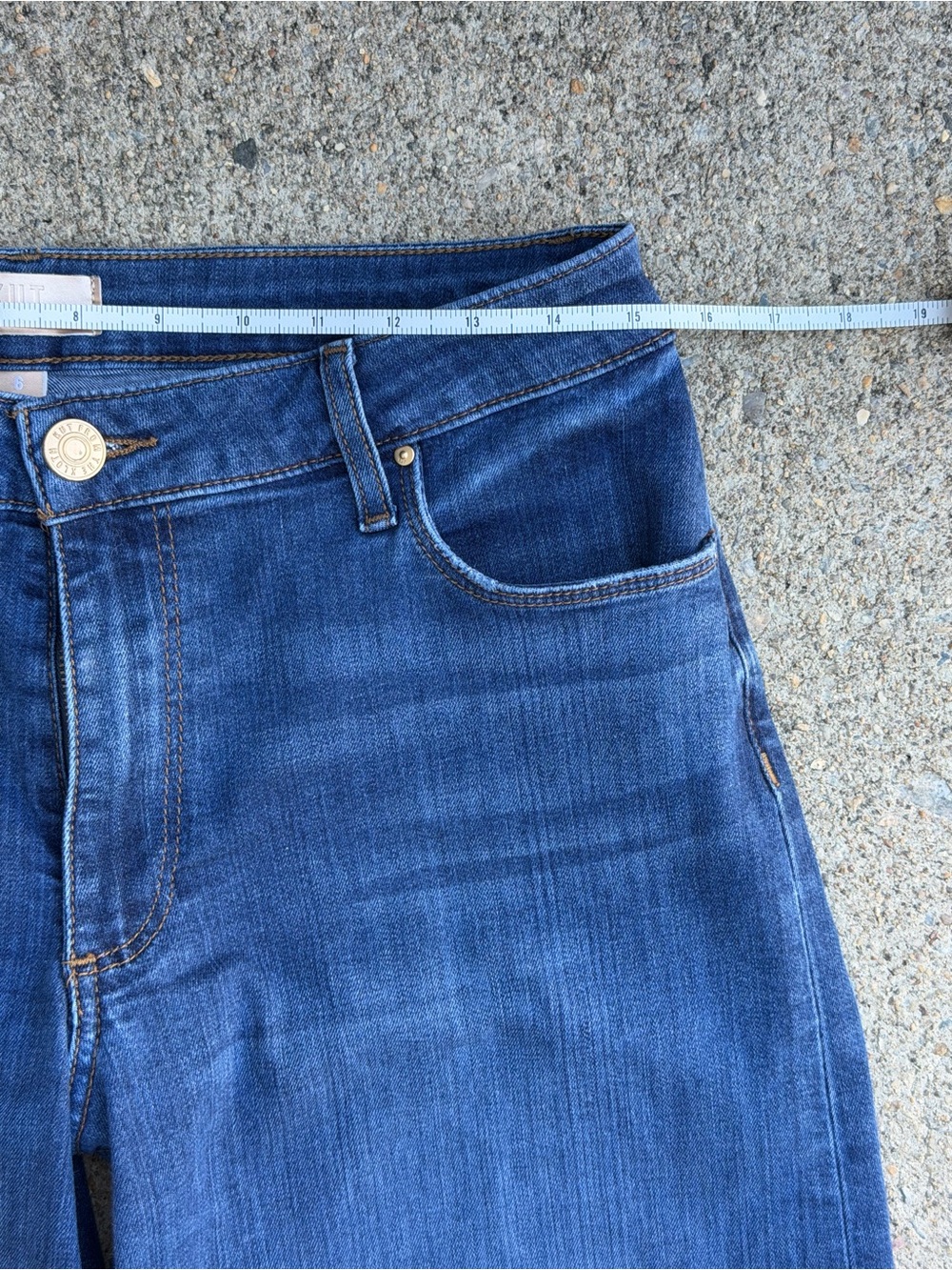 Kut From The Kloth Margo Wide Leg Jeans High Rise Dark Wash Size 6 - Picture 4 of 9
